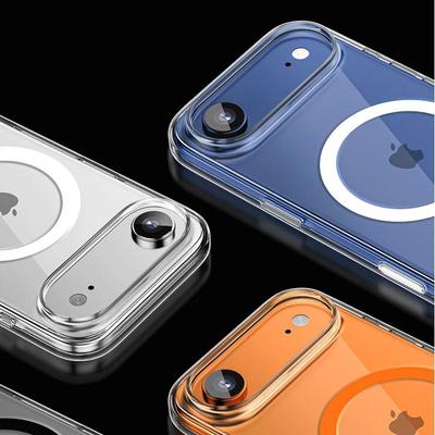 Wlons Magnetische Transparente Hülle für iPhone 17 Pro Max - 4er-Pack Kompatibel mit 17AIR