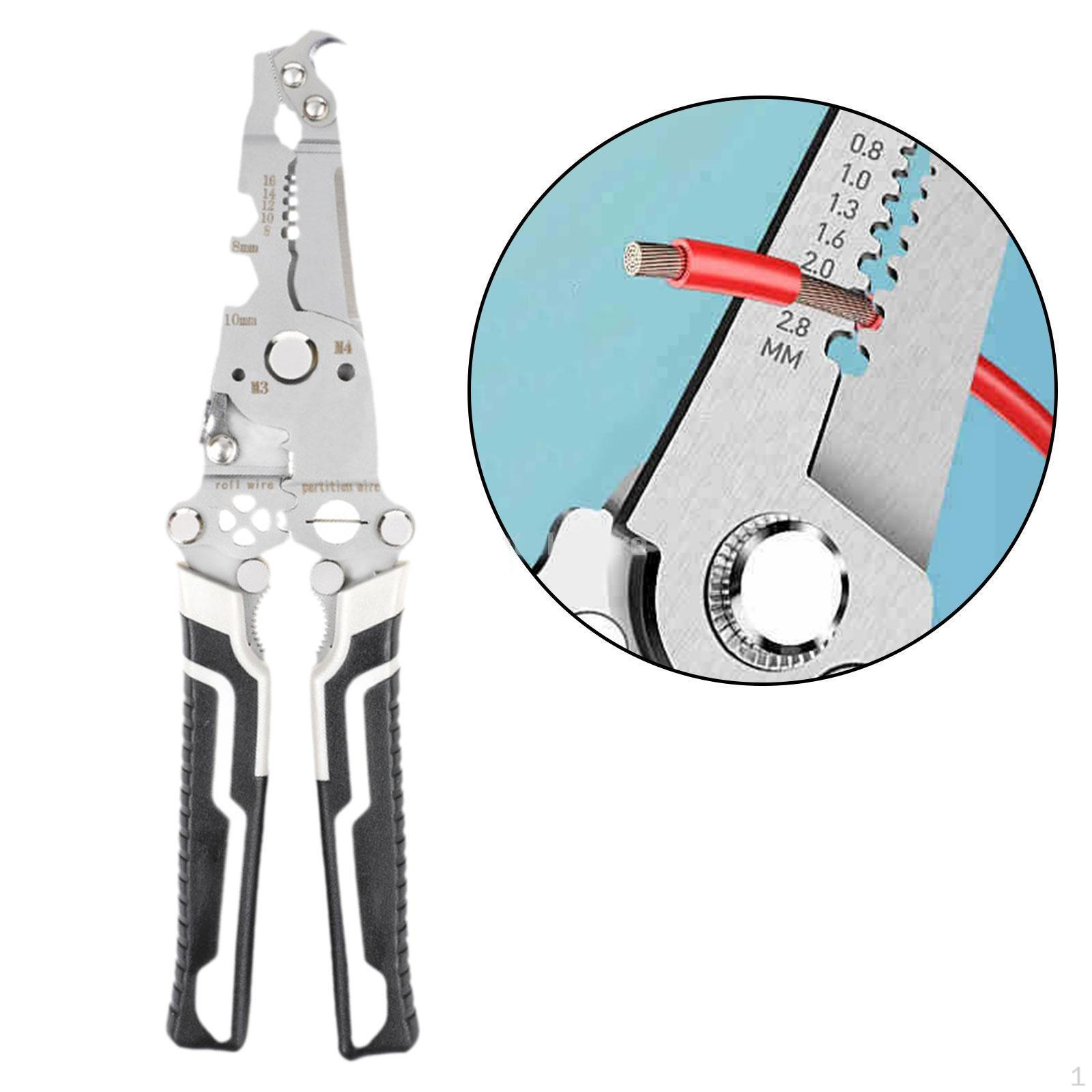

Складной инструмент для зачистки проводов, обжимные клещи, ручной резак для промышленной обмотки серый
