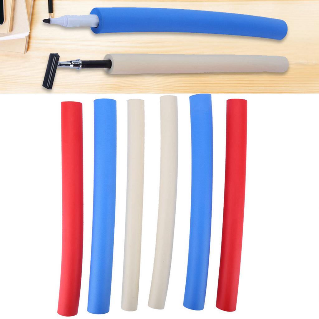 6Pcs Non Slip Foam Handle Sleeve Cover Utensils Razor Pen Foam Grip Tubing for Elderly