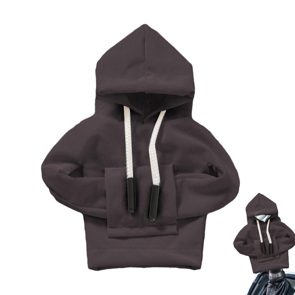 Schalthebel Hoodie Mini Hoodie Schalthebelabdeckung Atmungsaktiv Auto Schalthebel Hoodie Automobil Innenraum Niedliche Gadgets für Auto SUV