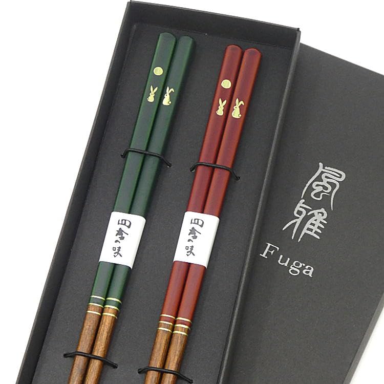 Paar Hochzeits-Essstäbchen für Paare Wakasa, spülmaschinenfest, sanft für Eltern und Kinder, schwarz, würdevoll, Hochzeitsgeschenk, Geschenk, Jubiläum, Lack, Japan,