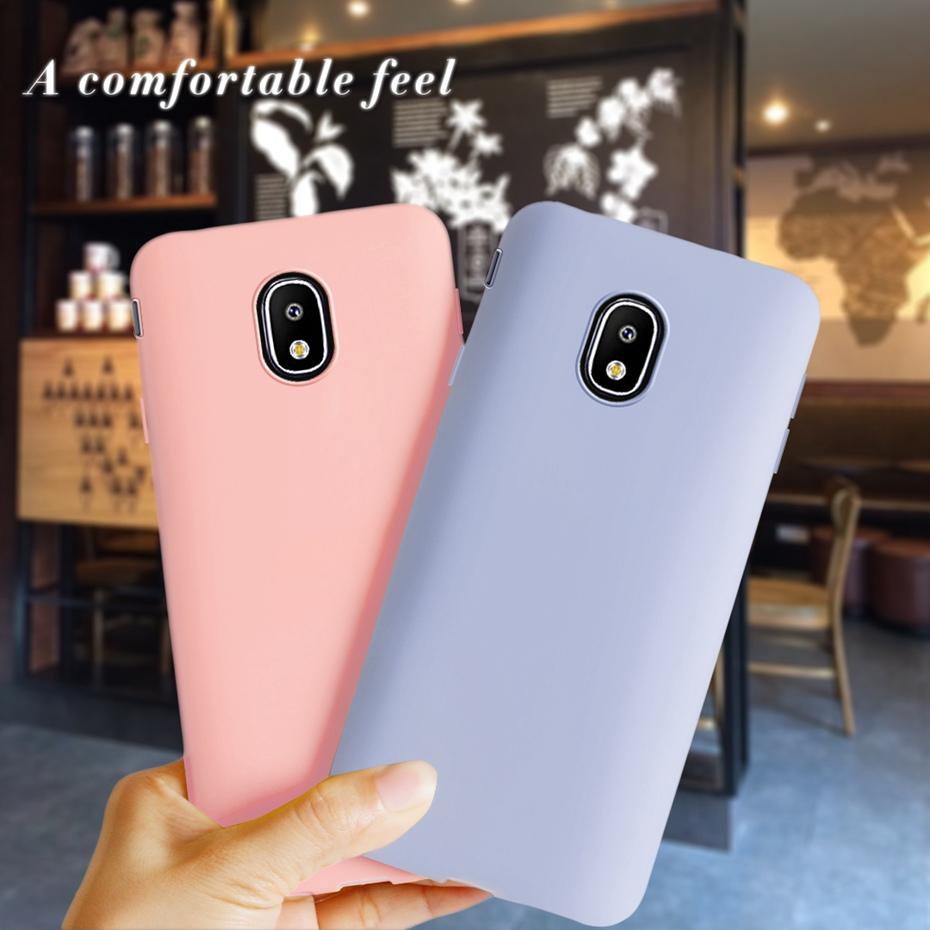 Phone Case For Samsung Galaxy J3 J5 J7 2017 Case J330 J530 J730 Candy Color Soft TPU Back Cover For Samsung J3 J5 J7 2017 Case