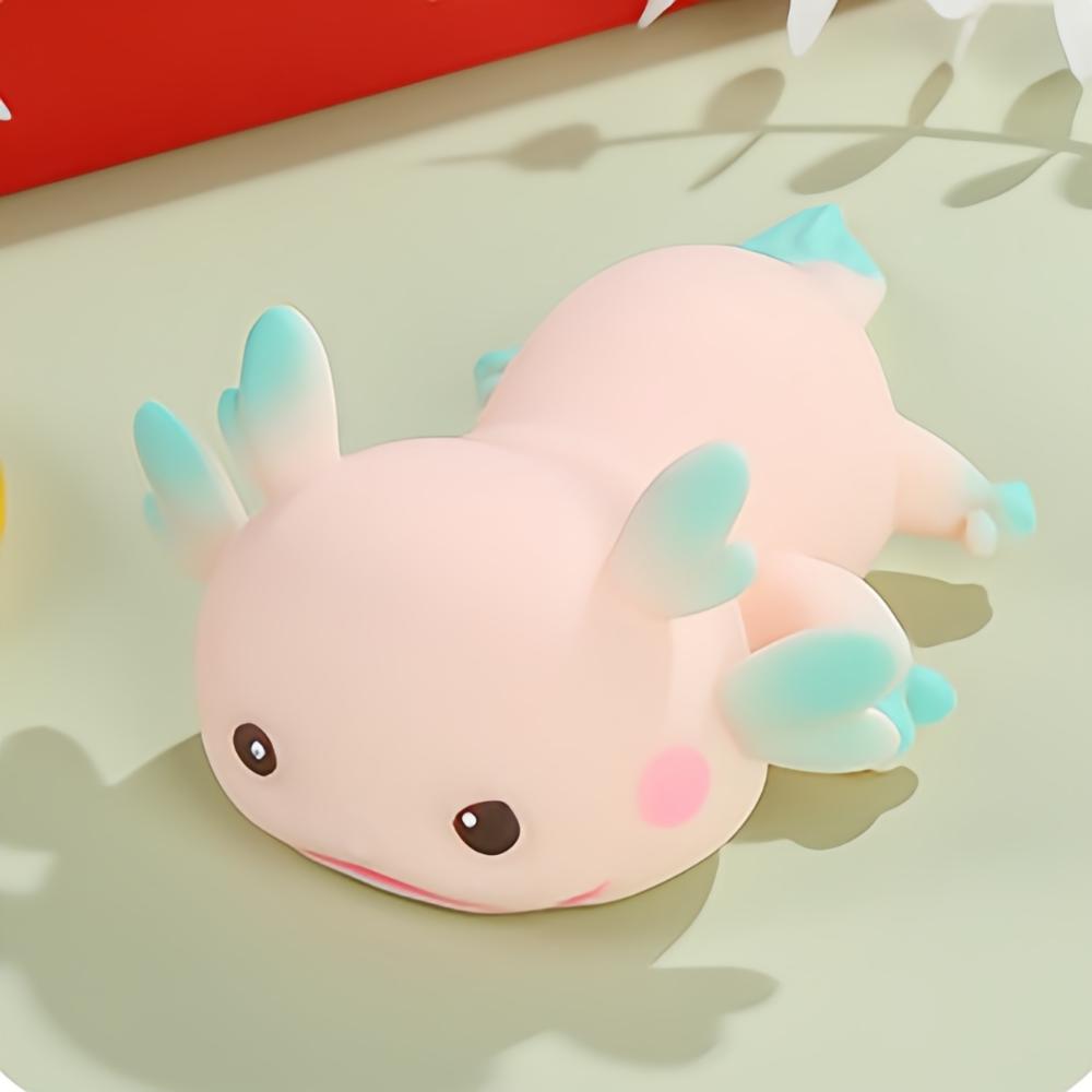 Stress Relief Cartoon Fish Squishy Toy Cute Axolotl Slow Rebound Toys Squeeze Toys  For Adult Kids