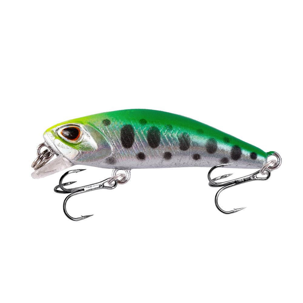 4.5cm/3.5g Sinking Minnow Lure, Bass Bionic Fishing Lure, 5 Colors, Plastic Hard Bait.