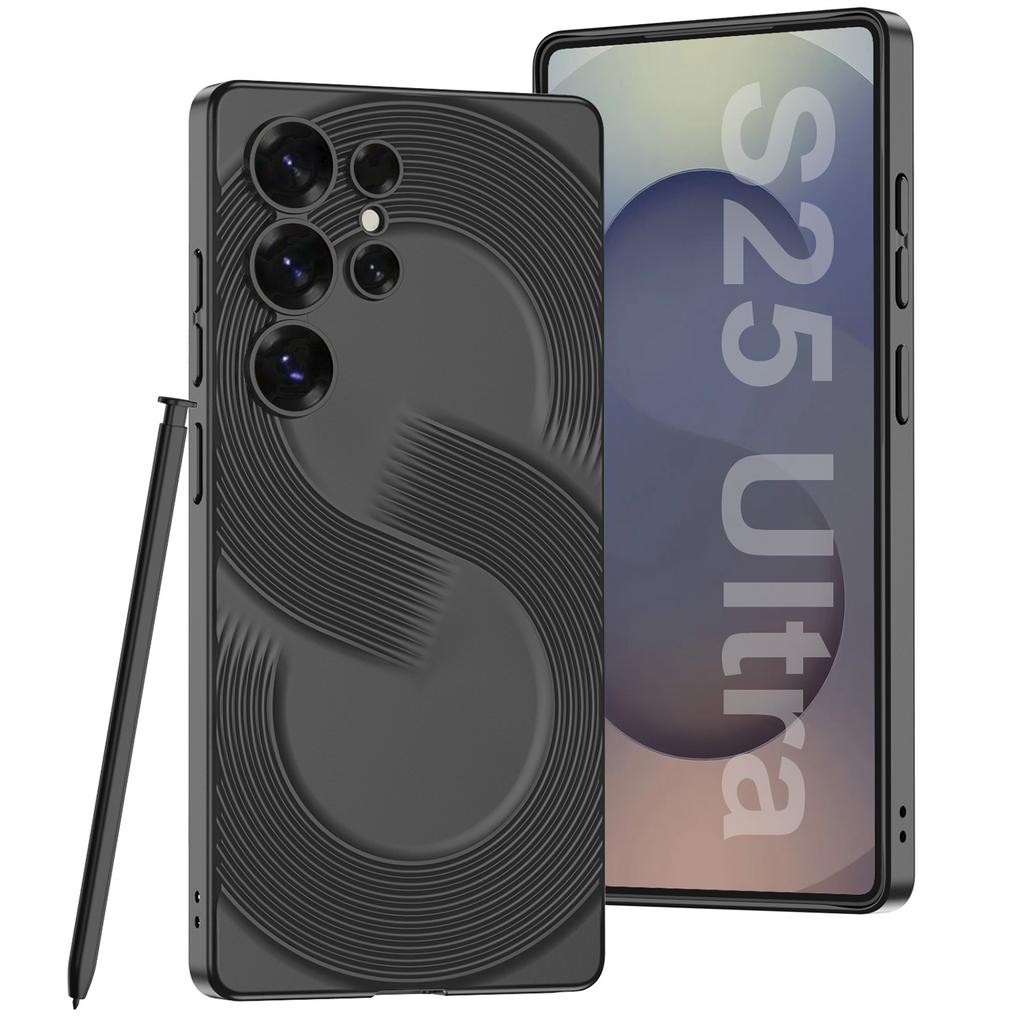 Large S Ultra Thin Case Suitable for Samsung S25 Ultra Mobile Phone Case S23u Fashion Simple Style S24U Anti Fall Protection Case