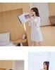 Han Yatong Women's Seven-Sleeve Summer Nightgown - Loose, Sexy, Korean-Style Silk Pajamas 