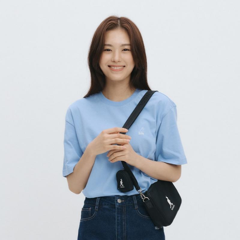 KANGOL Day Nylon Slim Crossbag Black 3257