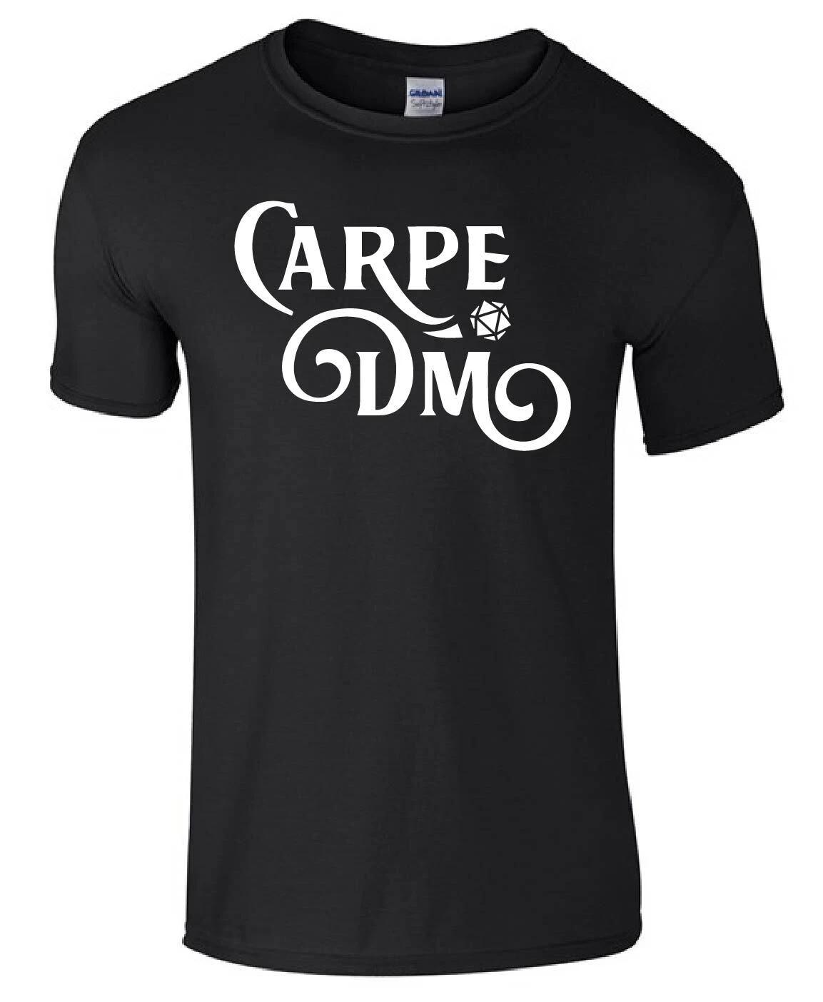 Carpe Dm Game Master Tabletop Rpg Gaming unisex kids/adults Top T-shirt 3XL
