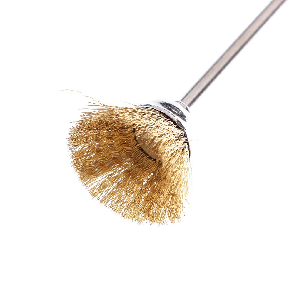 Carving Craft Grinder Hand Tools Brass Wire Brush Wire Wheel Polishing Brushes Rotary Electric Tool