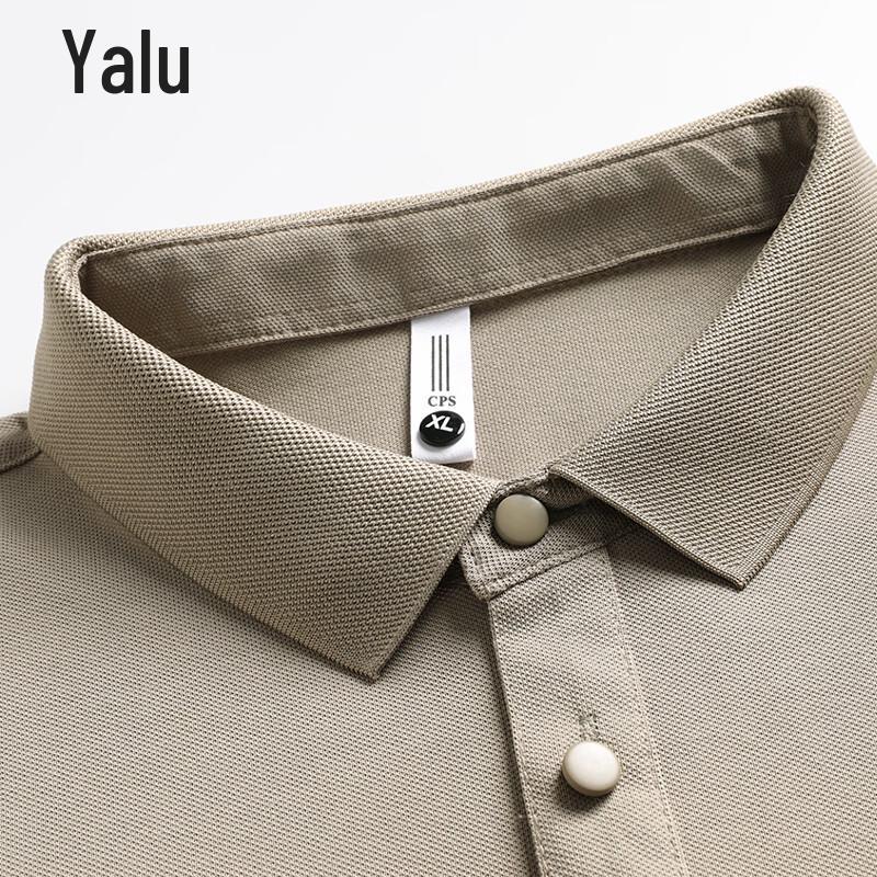 Yalu Men's Breathable Embroidered Polo Shirt