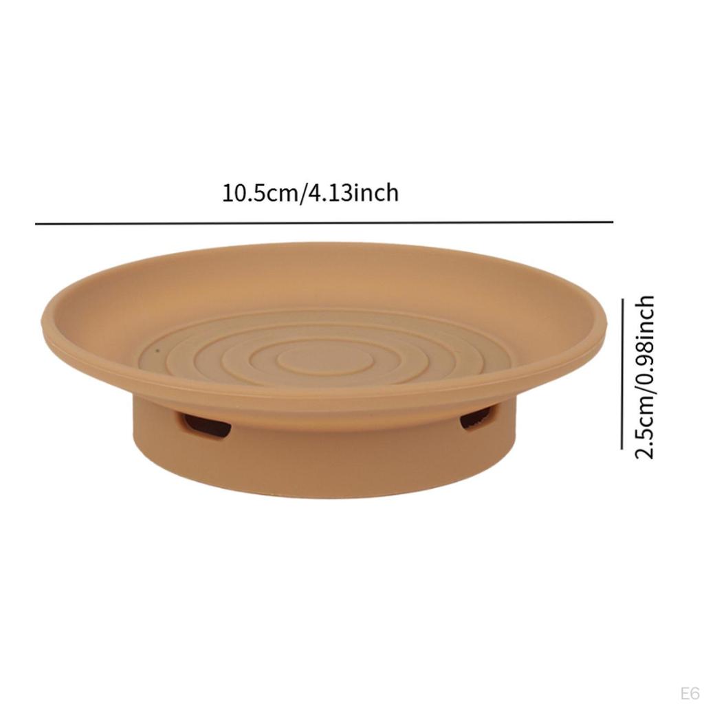 -Peise Plate Cup of Drain Pillow Multifunction Easy to Clean Glass Coaster Mat for Sweets