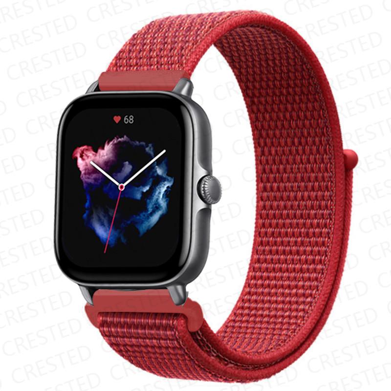 20mm 22mm Watch Band For Amazfit GTS/2/2e/4/3/mini GTR 4/2/3/Pro 47mm stratos 3 Nylon Bracelet pulseira correa Amazfit bip strap
