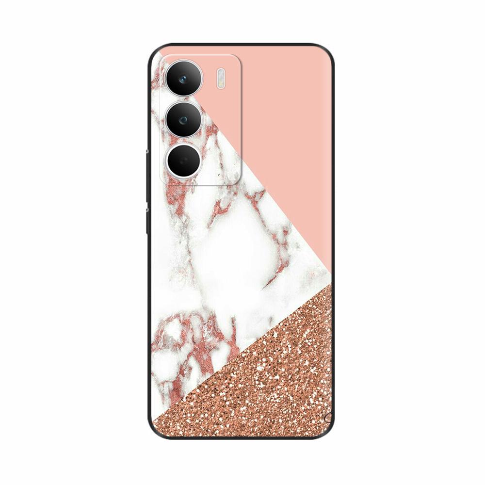 Für Realme C71 Hülle Niedliche Blumen Bemalte Abdeckung Weiche Silikon Handyhülle Für Realme C71 C 71 RealmeC71 4G Rückseite Hülle Coque Capa