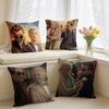 Classic Tv GGood Omens Cushion Cover Square Short Plush Pillow Case Living Room Sofa Home Decor Funda X