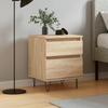 Exclusive House - Sonoma Oak Bedside Table 40x35x50 Cm Engineered Wood