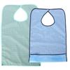 Adult Waterproof Mealtime Bib Double Layer Elder Dinning Clothes Protector