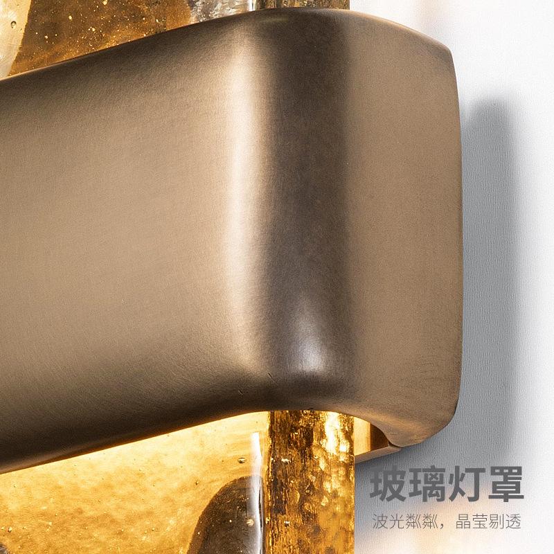 Loft American Vintage Rustic Wall Lamp Designer Living Room Wall Sconces Led Stair Corridor Nordic Bedroom Bedside Home Lighting