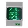 Digital Energy Meter, AC Voltage   Frequency, Power 3 Phase Multi-function Monitor with DIN Rail for Industry, Power Plants