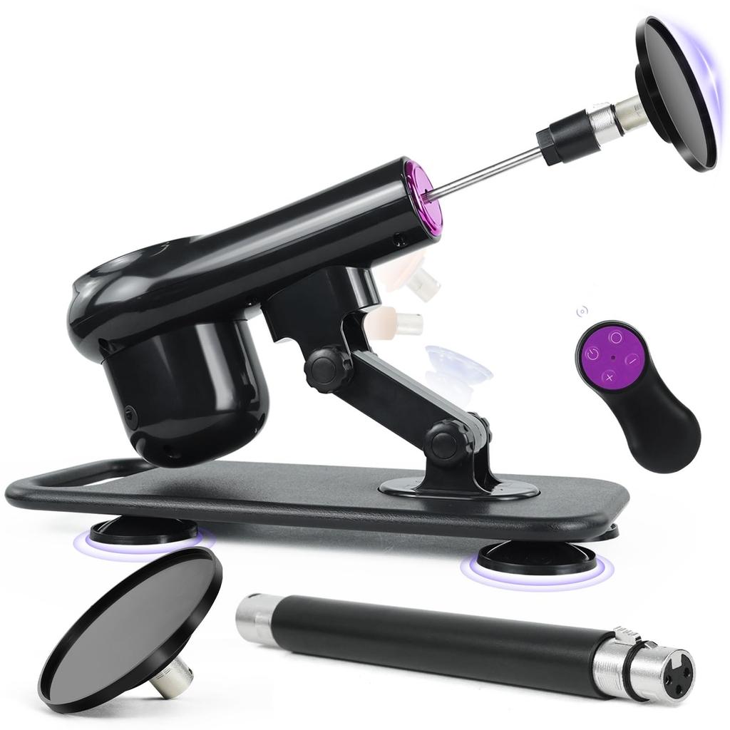 ANSEUNG Piston Dildo Piston Machine Electric Piston Machine Dildo Piston Suction Set Piston Machine Adjustable Remote Control Adult Toy for Popular