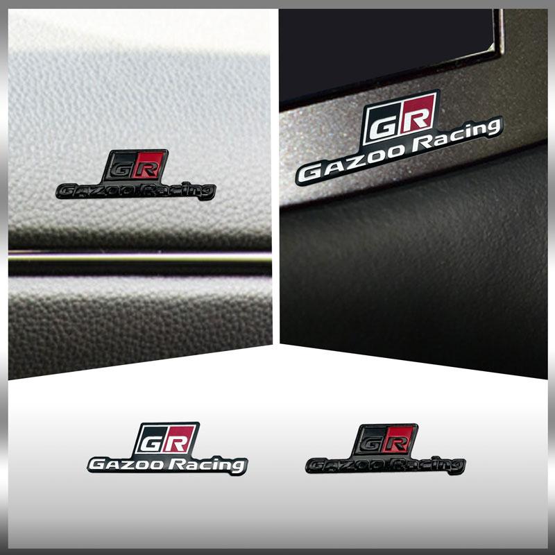 Emblemă 3D Aluminiu Styling Auto GR Sport/GR Gazoo Racing Autocolant Caroserie Portbagaj Pentru C-HR RAV4 YARiS Prius Harrier Corolla Accesoriu