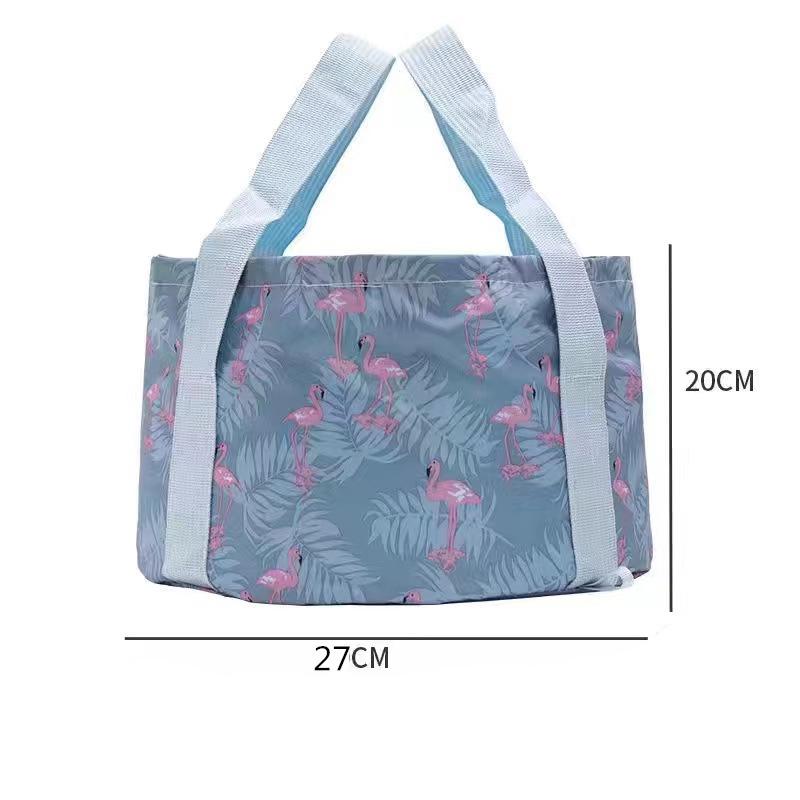 Faltbares Reisefußbad: Tragbares Becken zum Fußbad, Gesichtwaschen und für die Wäsche. Perfekt für Zuhause und den Außenbereich.