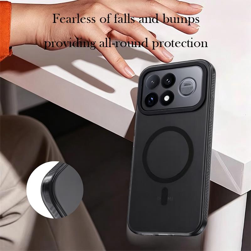 Etui ESCASE do Xiaomi Poco F9 Pro Bezprzewodowy Matowy Pokrowiec do XIAOMI POCO F9 PRO