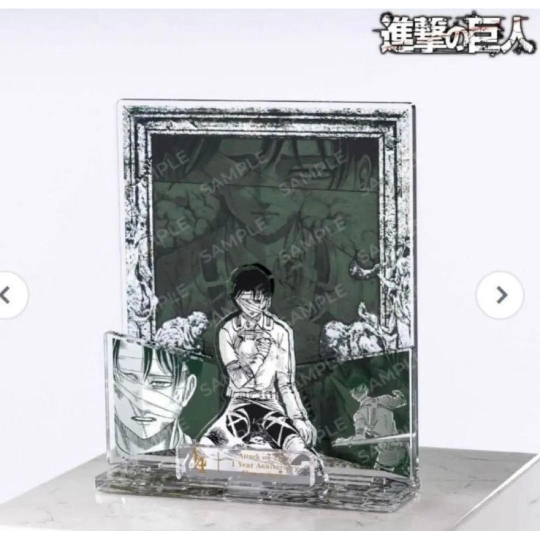 Used Attack on Titan ANIQUE Battle of Heaven and Earth Acrylic Diorama Levi Anik