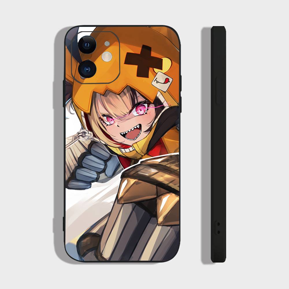 Gigi Murin Anime H-hololive Phone Case For IPhone 17 Air 16 15 14 13 Pro Max 11 12 Black Silicone Cover