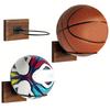 Basketball Wall Mount Ball Wall Holder Wood Metal Ball Display Stand Wall Rack Storage Rack Ball Organizer Soccer Wall Mount