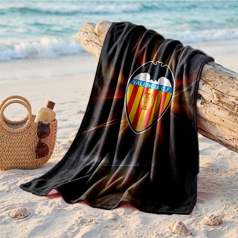 Valencia FC Nadruk Mikrofibra Ręcznik Plażowy Szybkoschnący Chłonny Duży Ręcznik Na Plażę Pływanie Podróż