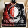 Feyenoord Print Flanellen Deken, Hoge kwaliteit Comfortabel voor Alle Seizoenen, Woondecoratie, Warmte en Comfort