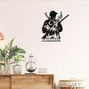 Metal Deer Wall Art Hunting Buck Head Decor Rustic Personalized Nameplate