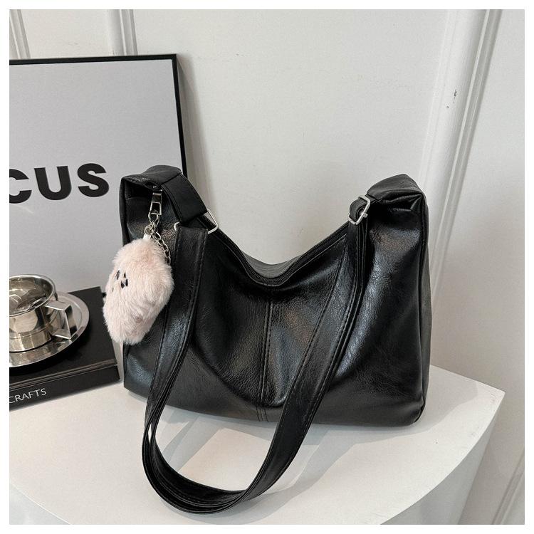 Bag Ladies Shoulder Crossbody Bag Handbag Pu Portable Commuting Fashion Casual