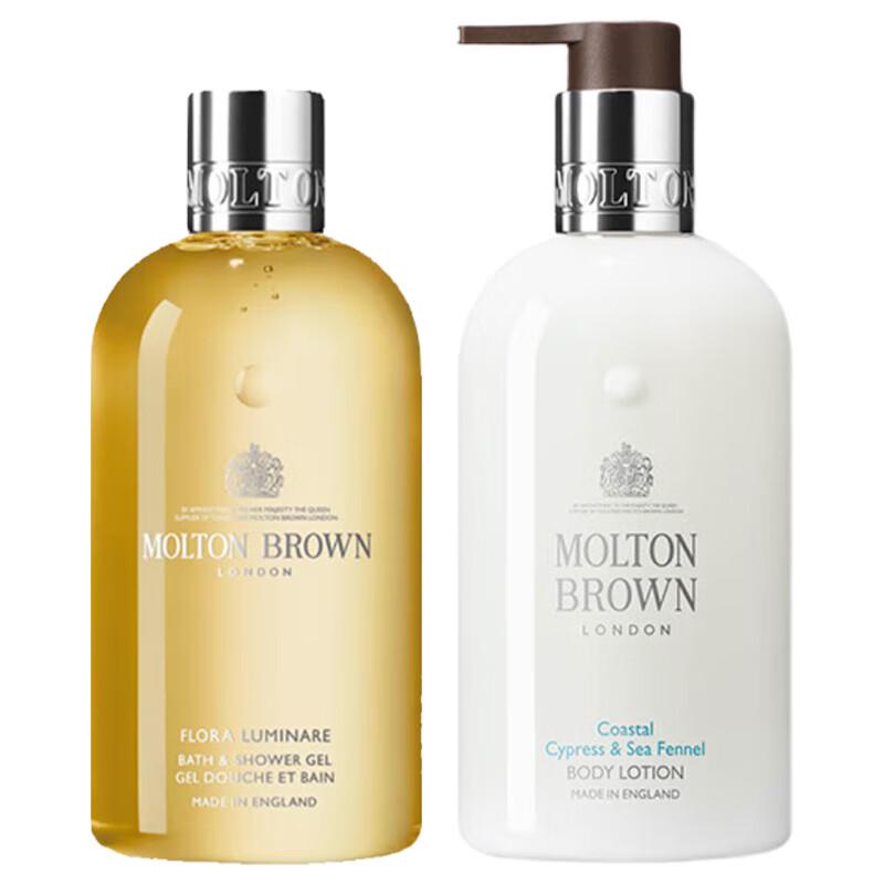 

Molton Brown Flowering Shower Gel & Coastal Cypress Body Lotion Set