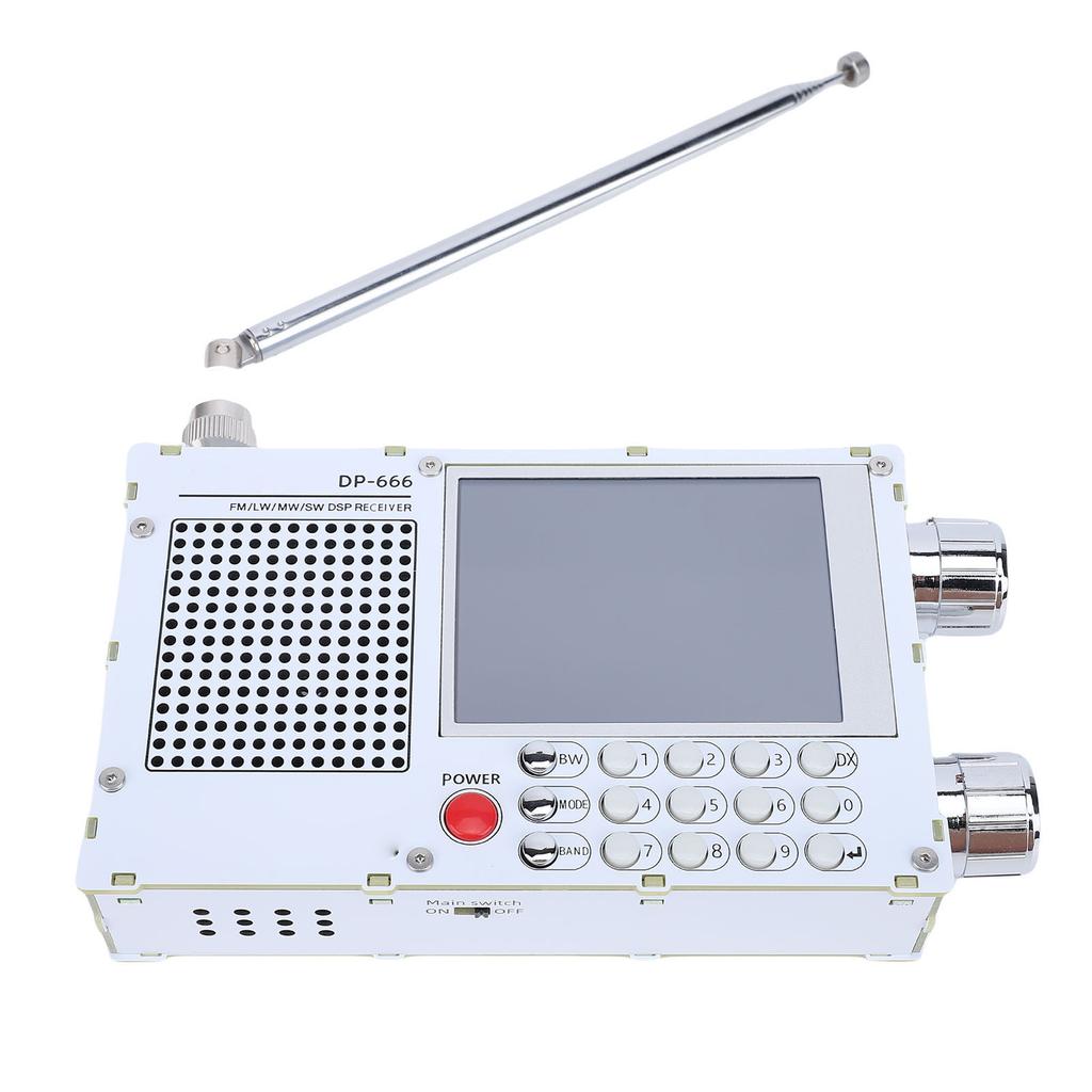 Full Band Radio FM LW MW SW Shortwave Radio 2.8 Inch Resistive Touch LCD Color Screen Portable High Sensitivity Travel Radio
