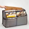 Cogit Paper Bag Storage Case, Shopping Bag Storage Box, Slim Design with Large Capacity, Pockets, and Activated Carbon, 20cm Deep, Gray, Product Numbe
