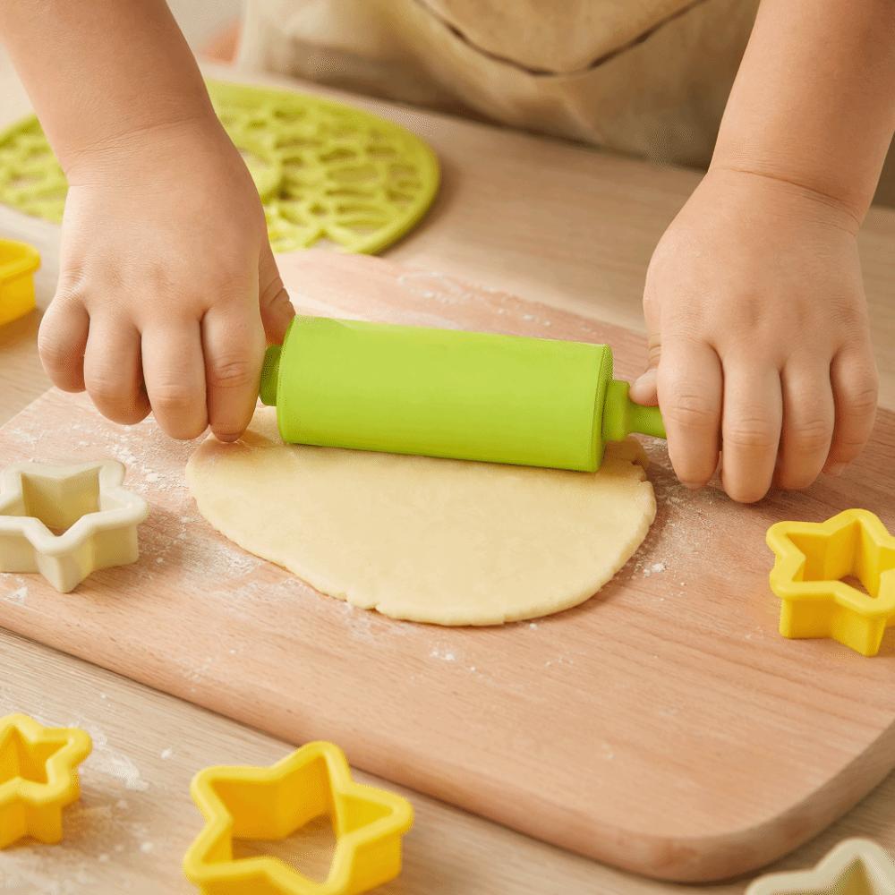 Handle Rolling Pin PP Non-Stick Rolling Pin New Baking Rolling Pin  Home Kitchen Baking