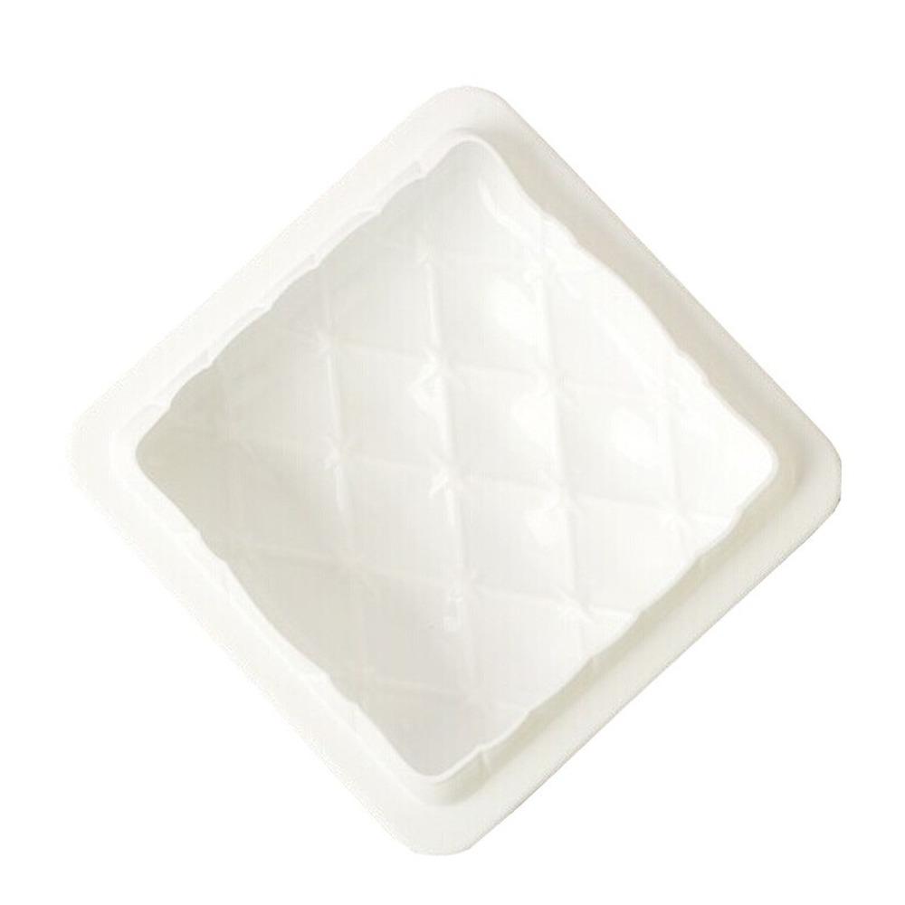 

Квадратная подушка с игольной головкой, белая силиконовая форма для мусса, торта, форма для глазури, звездное зеркало, противень для выпечки торта белый