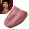 Funny Silicone Fake Tongue Prank Prop - Perfect for Halloween & Party Tricks, No Batteries Required 1Pc