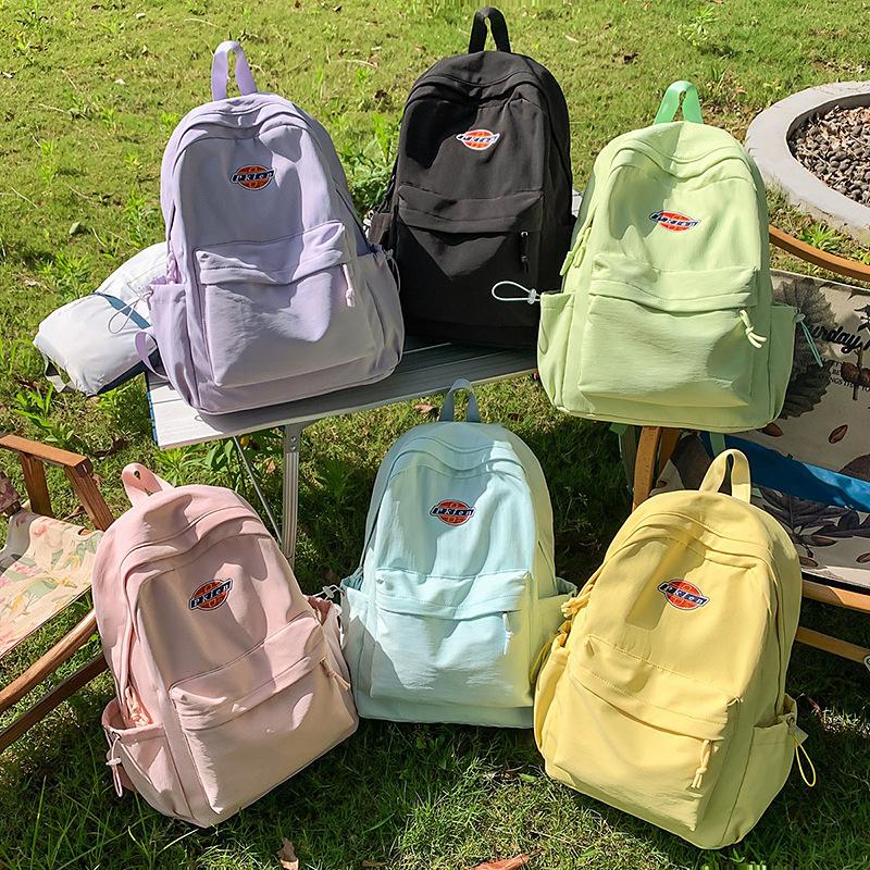 Backpack New large-capacity backpack Junior high school student high-value schoolbag Anti-theft simple student schoolbag