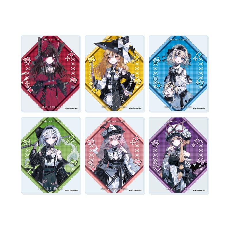 Touhou Project 01 Sickly Cute Ver. [Original Illustration] Acrylic Card Box of 6
