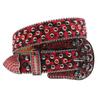 Punk European-American Skull Rhinestone Hip Hop Belt