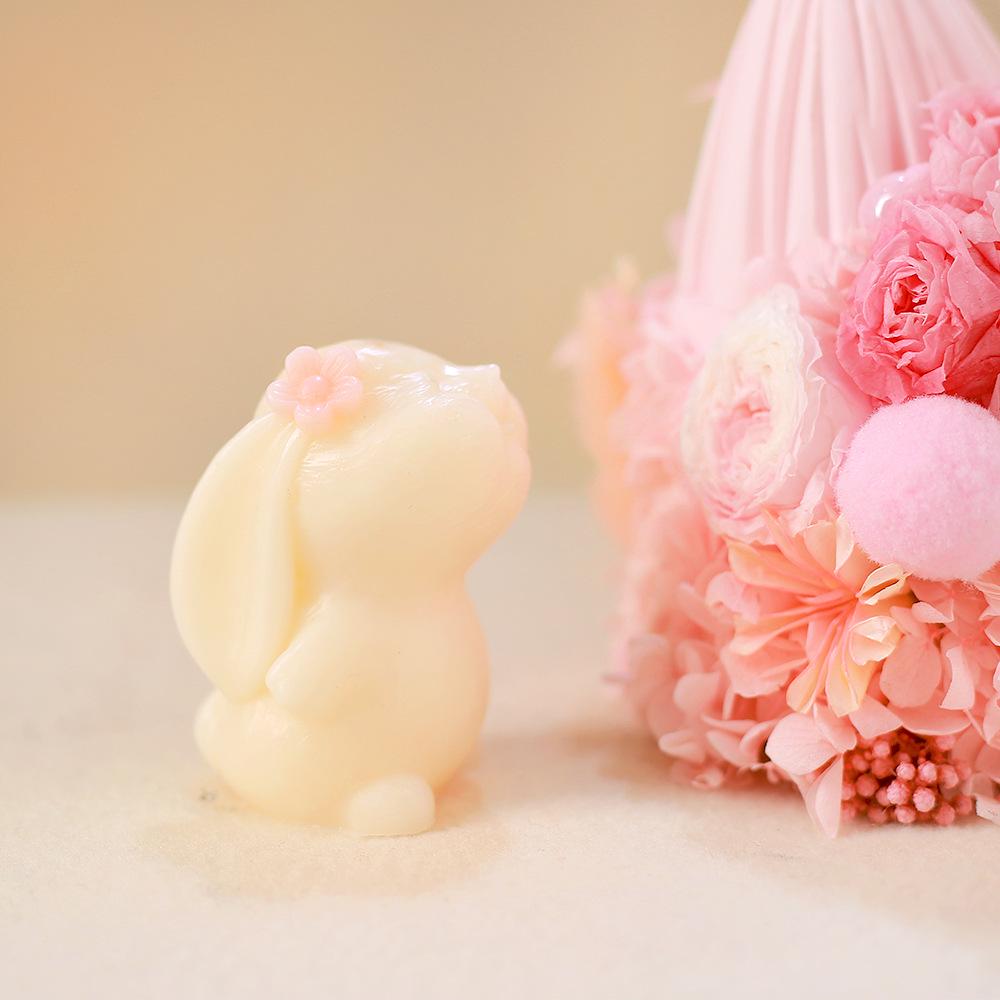 3D Cartoon Kitten & Unicorn Candle Mold Silicone Rabbit DIY Aromatherapy Epoxy Mold