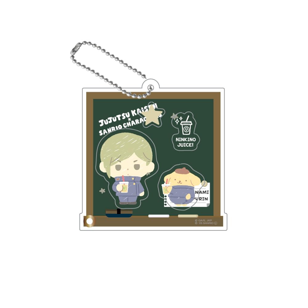 

Jujutsu Kaisen Kaiju Ball Шар Складной x Персонажи Sanrio 04. Кэнто Нанами Pompompurin Шака Шака Акриловый брелок