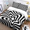 Black And White Home Decor Set Multiple Sizes Kid's And Adults' Bedroom Exquisite 3PC Bedding Set, Gift