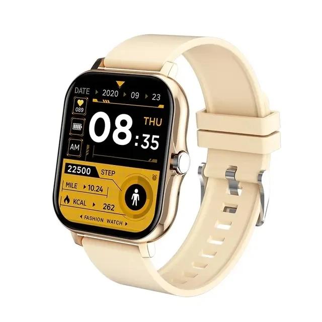 Men Smart Watch For Women Full Touch Screen Bluetooth Call Waterproof Watch GPS Sport Fitness Tracker Smartwatch Lady For Android iOS