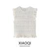 Fashion Style 2024 Summer New Arrival Women's Clothing Sleeveless Versatile Romantic Style Knitting Short Tops 6236001