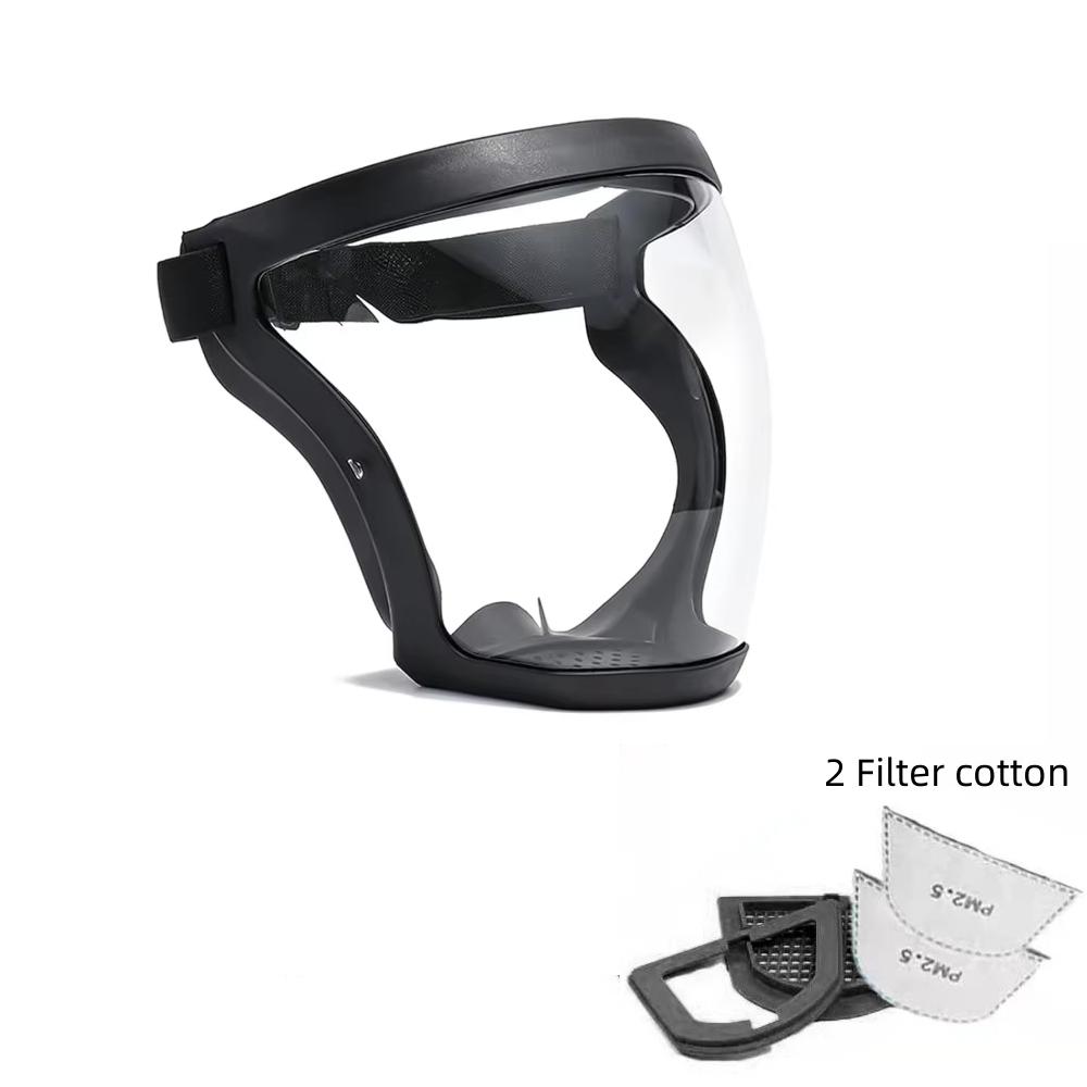 Best Face Protector with Adjustable Buckle Protective Mask Anti fo Mask ReusableHeat resistantPlastic Mask To Keep Your FaceSafe