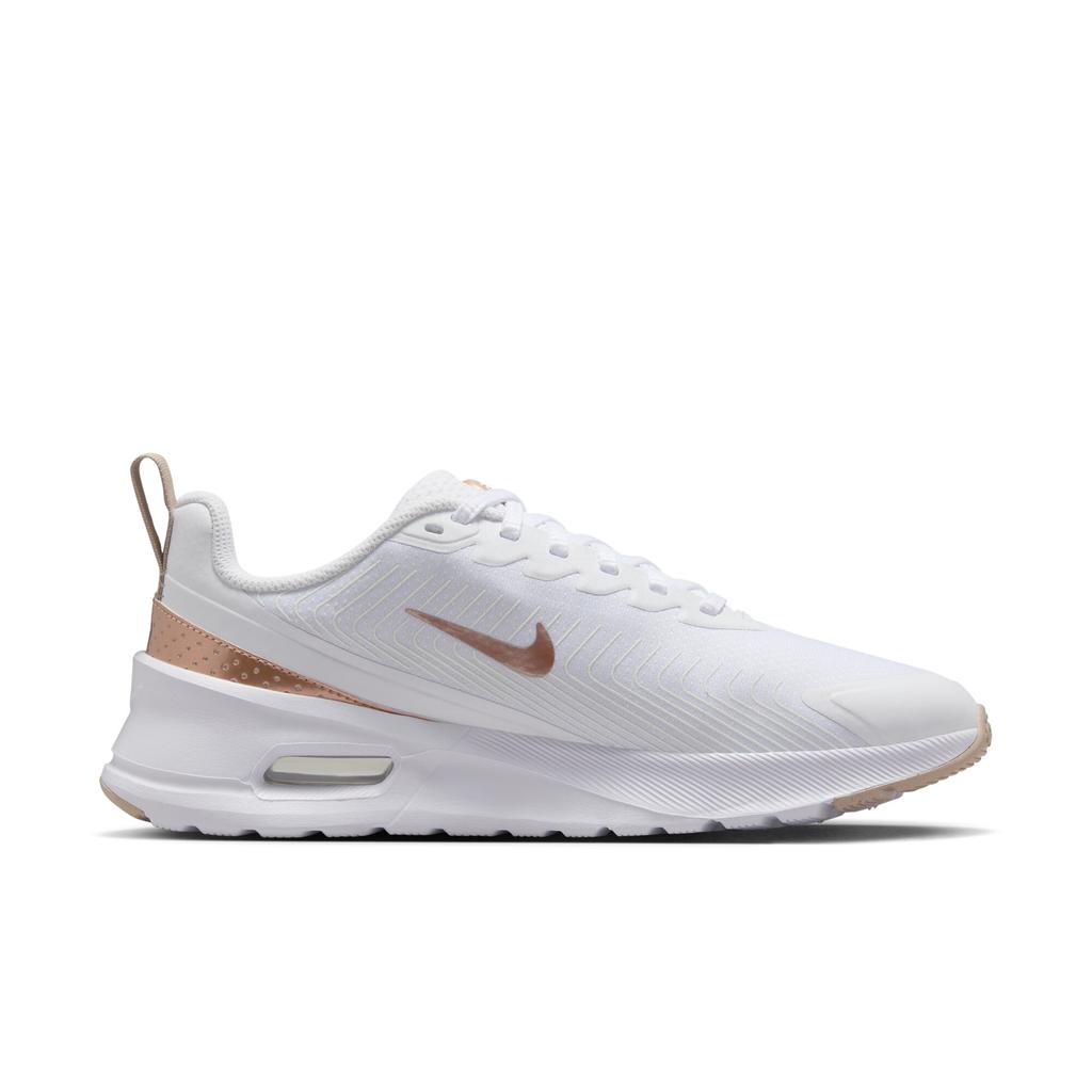 Nike Air Max Nuaxis White Metallic Red Bronze Women Sneakers Sand Black HF1233-110