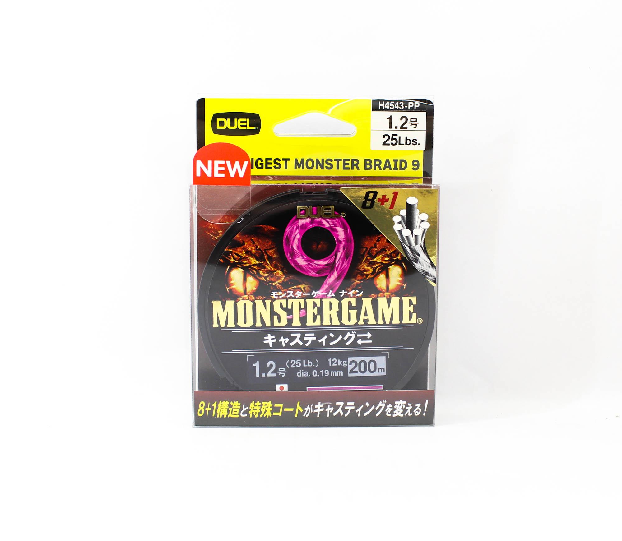 

Yo Zuri Duel P.E Леска Monster Game X9 Розово-фиолетовая 200м P.E 1.2 (0561) фиолетовый/розовый